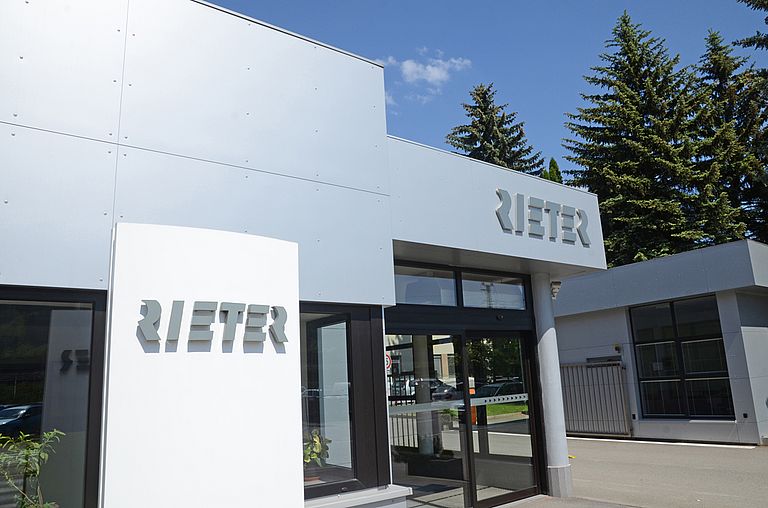 Entrance of Rieter CZ s.r.o., Czech Republic