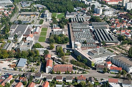 Air view at the Rieter Ingolstadt location