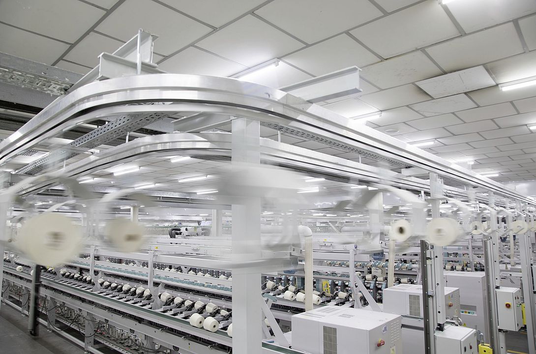 Roving Bobbin Transport System SERVOtrail