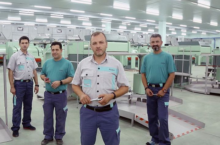 Rieter customer service team