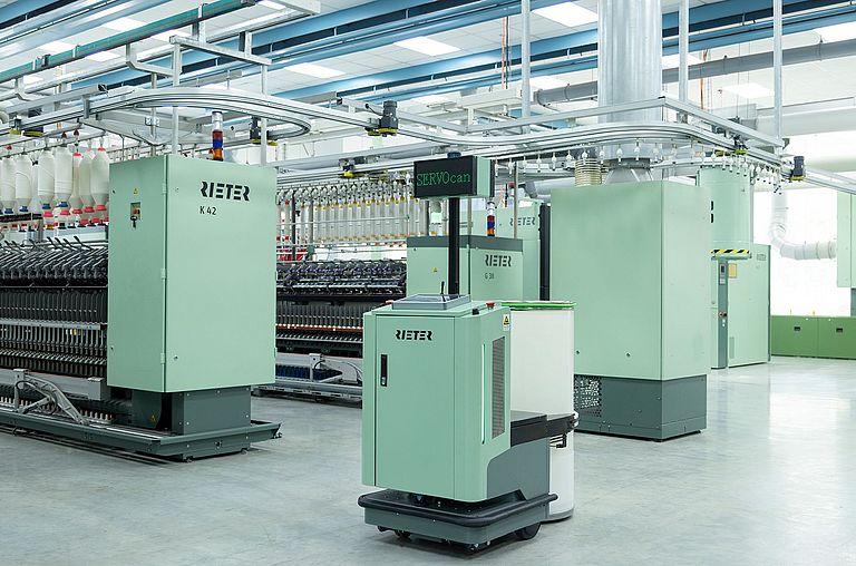 SERVOcan with spinning machines K 42, G 38