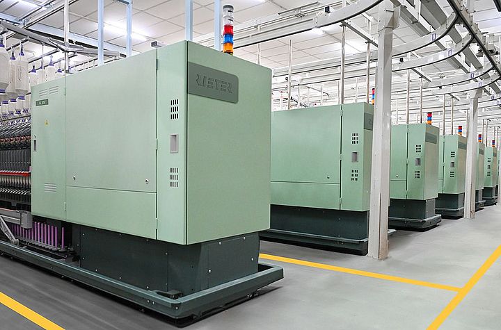 Ringspinnmaschinen G 38 mit SERVOtrail