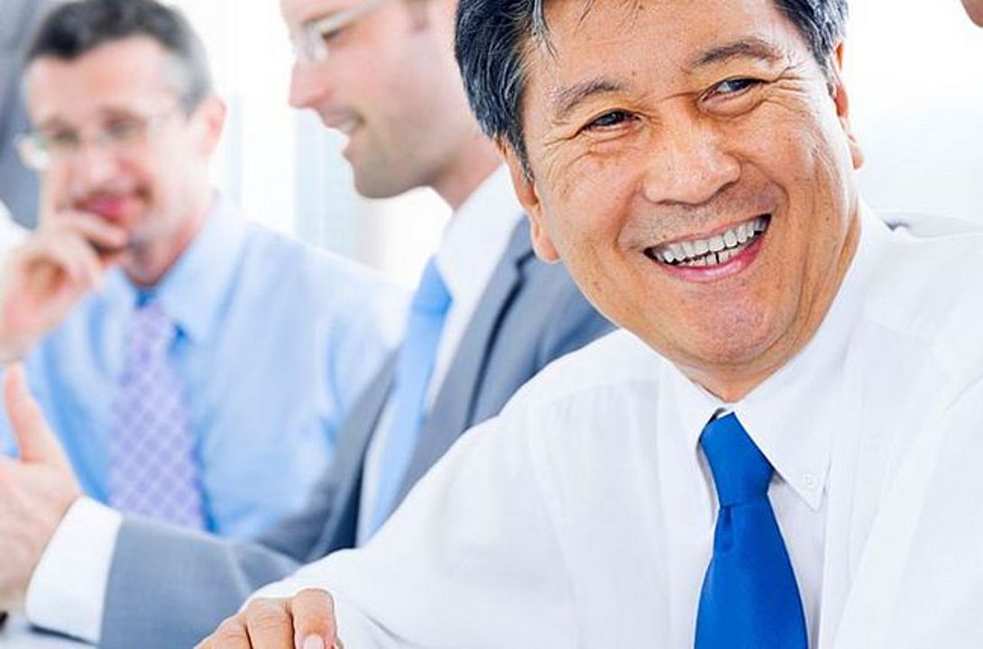 Smiling Business Men