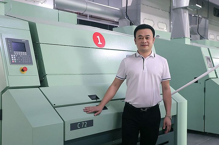 Zhan Yiyu, Vorstandsvorsitzender der Guangxi Baisheng Textile Co., Ltd.