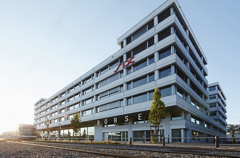 Gebäude der Zürcher Börse SIX