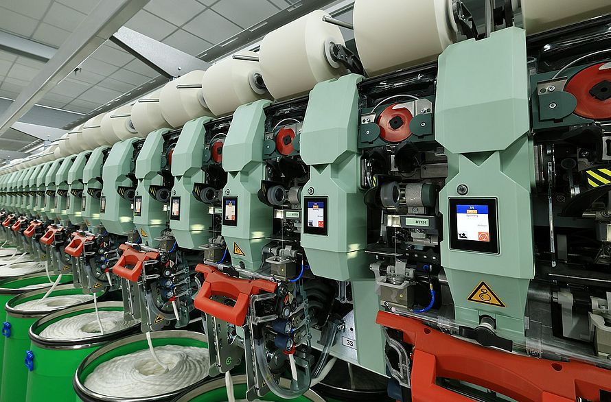 Air-Jet Spinning Machine J 70 spinning units