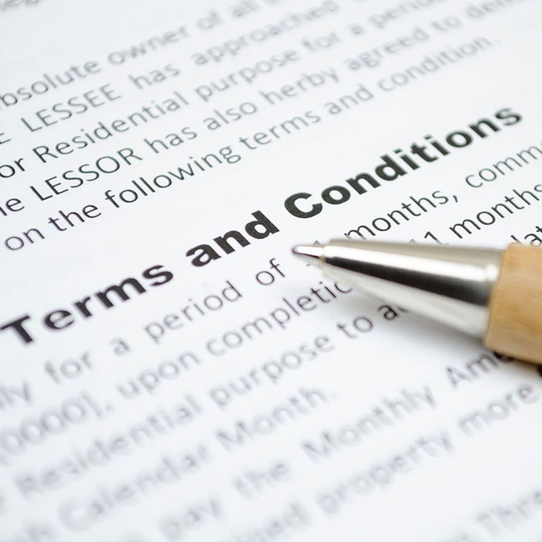 Terms and conditions