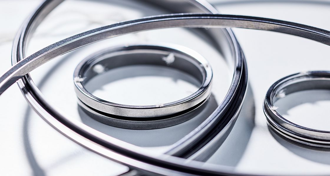Ringe für das Langstapelspinnen