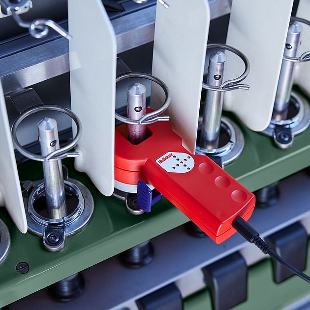 Bräcker-Ringzentriergerät im Einsatz