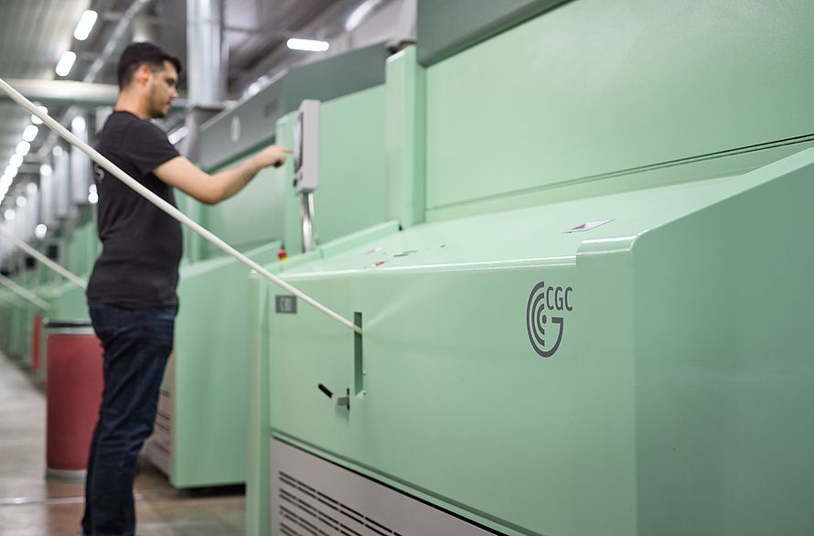 Card C 80 mit Carding Gap Control (CGC) bei Nipaş Tekstil