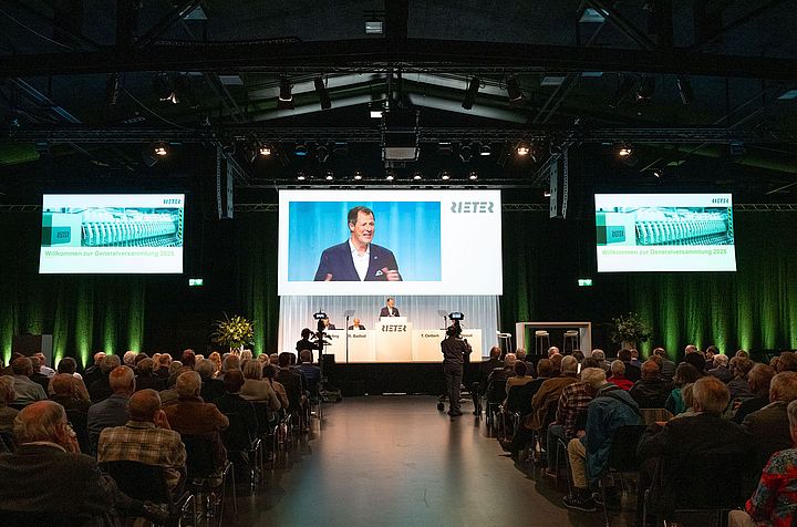 Rieter Annual General Meeting at the Eulachhallen in Winterthur, Switzerland