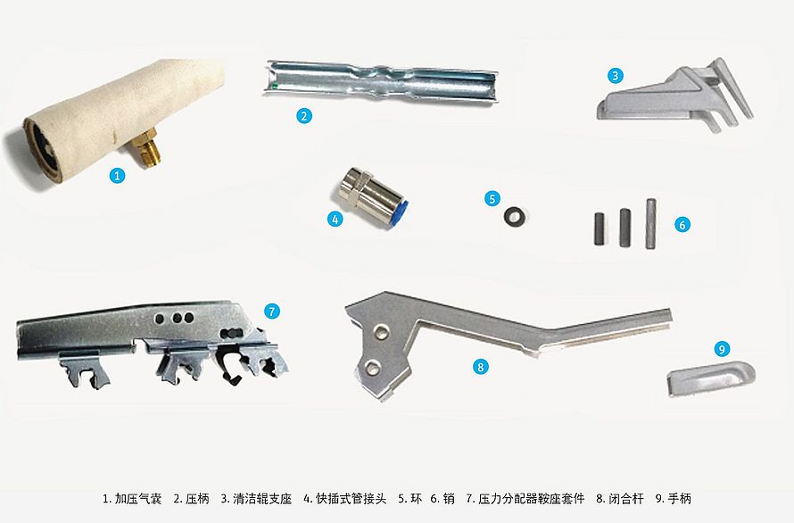 摇架翻新套件中的关键部件