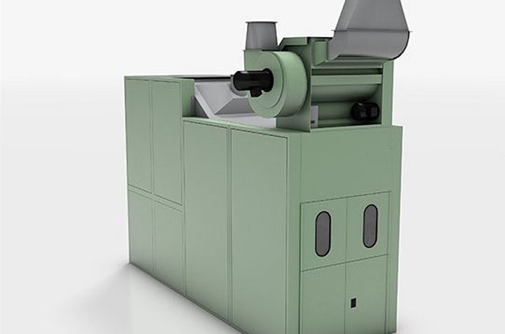 混棉给棉机B 33和混开棉机B 34