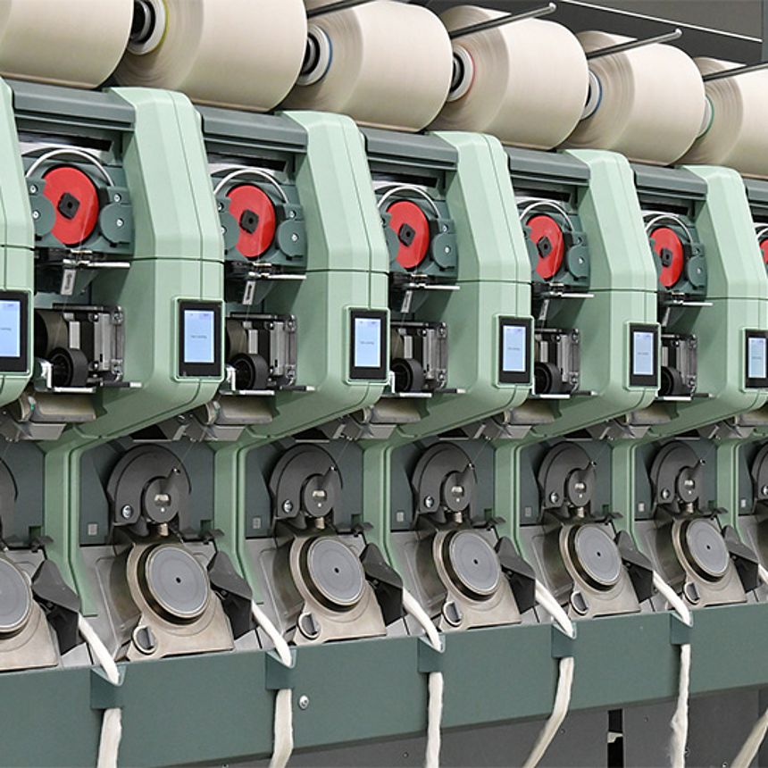 Rotor spinning machine R 70 spinning units