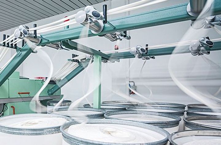 立达并条机运行的详细视图