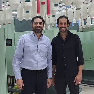 Rafael Zaga Saba, CEO of Zagis Spinning Mill, Mayer Zaga Dichi, Chief Operating Officer at Zagis