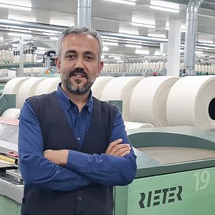 Beşler Tekstil的维保主管Ertuğrul Terkeşli