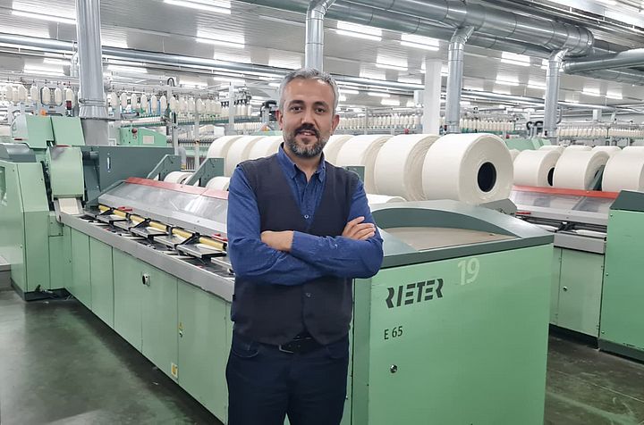 Beşler Tekstil的维保主管Ertuğrul Terkeşli