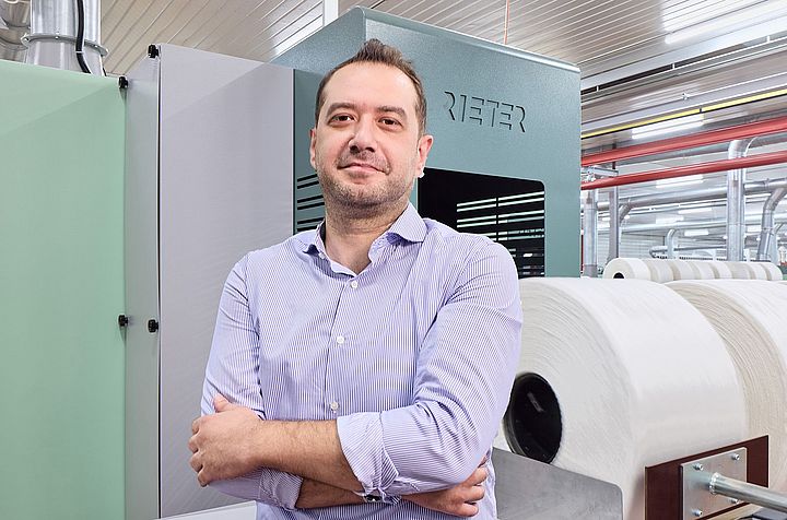 Alp Karakayali, mill manager at Burteks Tekstil, Türkiye