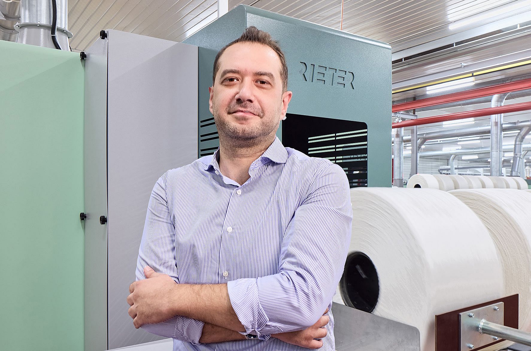 Alp Karakayali, mill manager at Burteks Tekstil, Türkiye