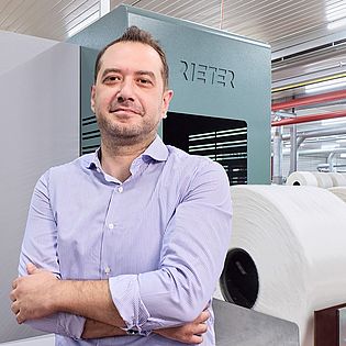 Alp Karakayali, mill manager at Burteks Tekstil, Türkiye