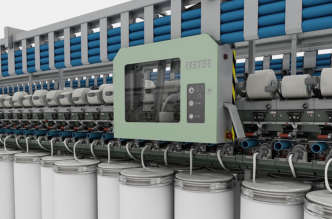 Die Rotorspinnmaschine R 37 mit ROBOdoff