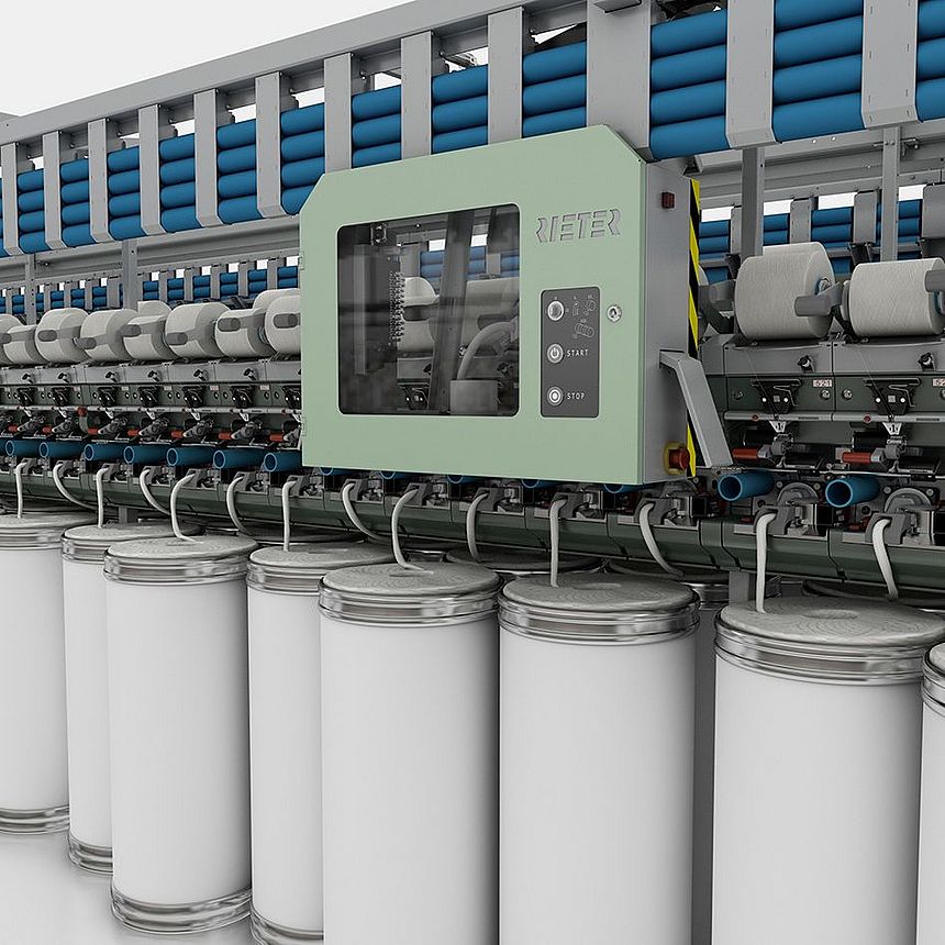 ROBOdoff ile open end iplik makinası R 37