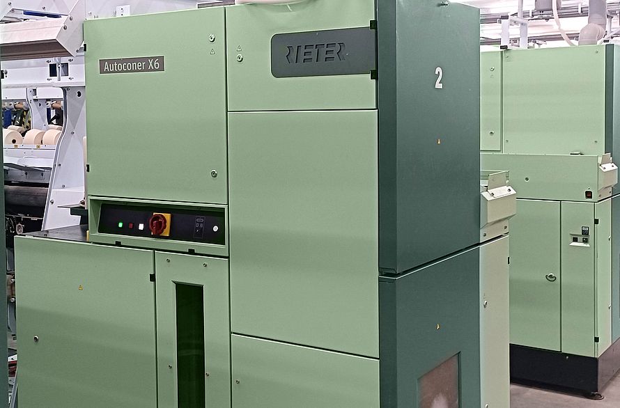 Hindistan'daki Coarser Spinning şirketinde Autoconer X6