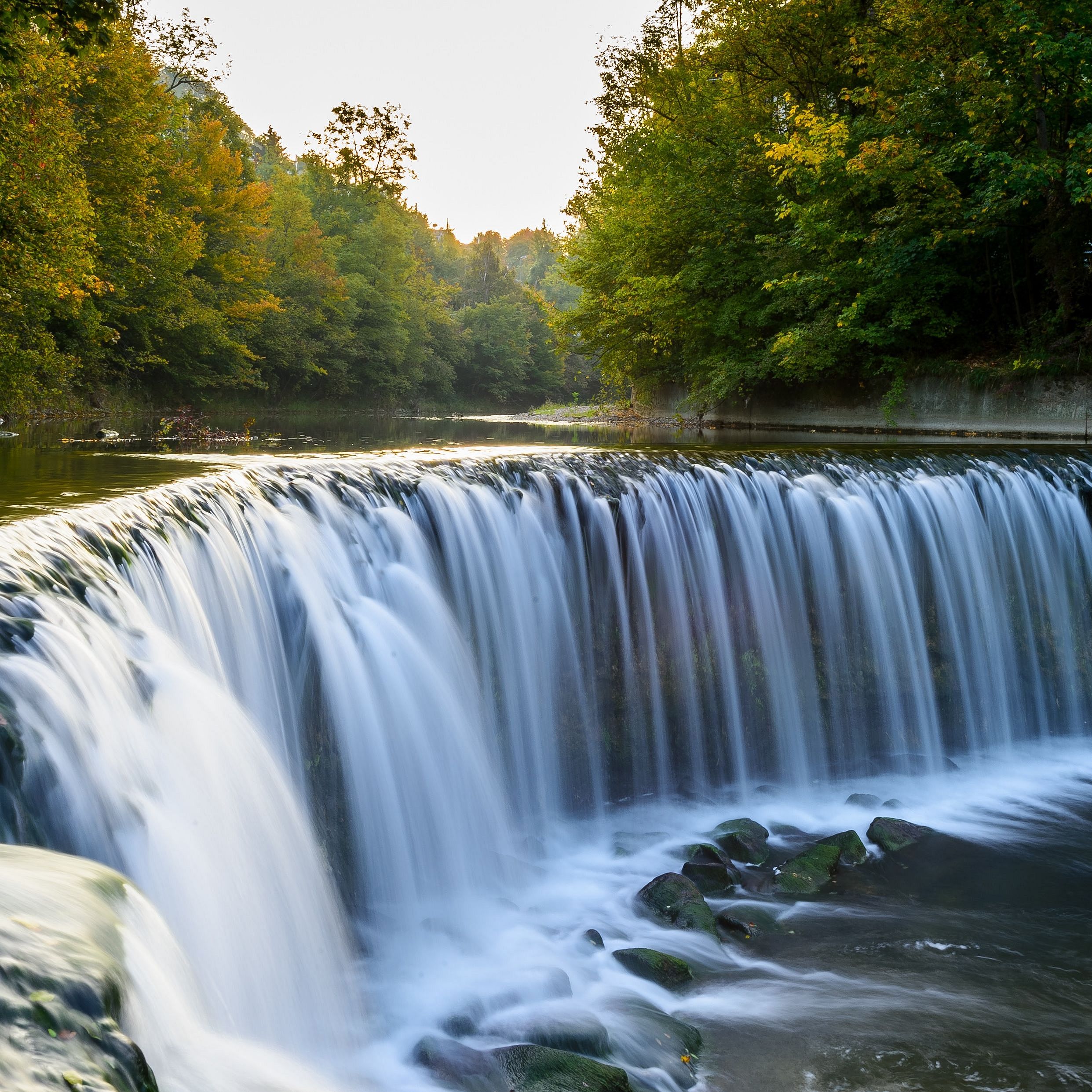 [Translate to Deutsch:] Waterfall of the river Toess in Winterthur