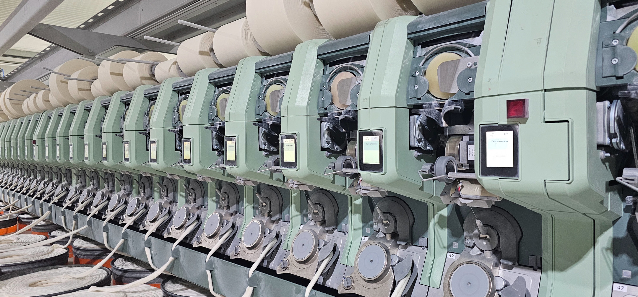 High-Efficiency Rotor Spinning with R 70 | Rieter