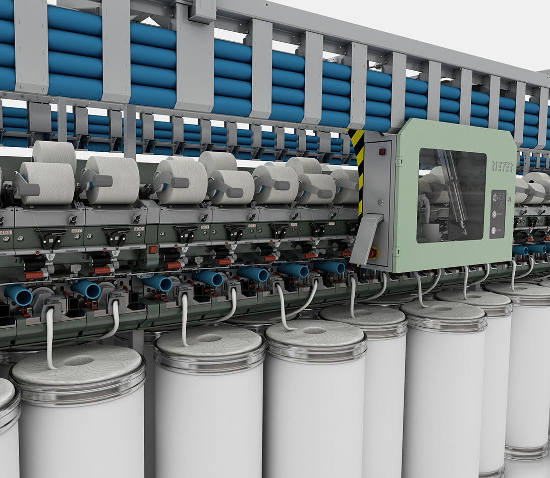 ROBOdoff ile open end iplik makinası R 37
