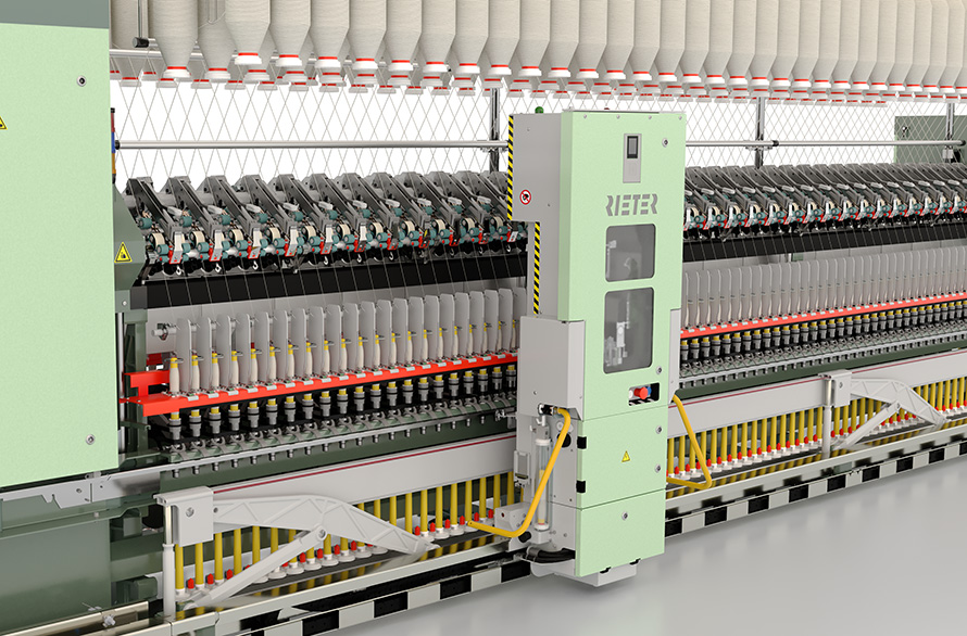 Ringspinnmaschine G 38 mit ROBOspin Ringspinnmaschine G 38 mit ROBOspin